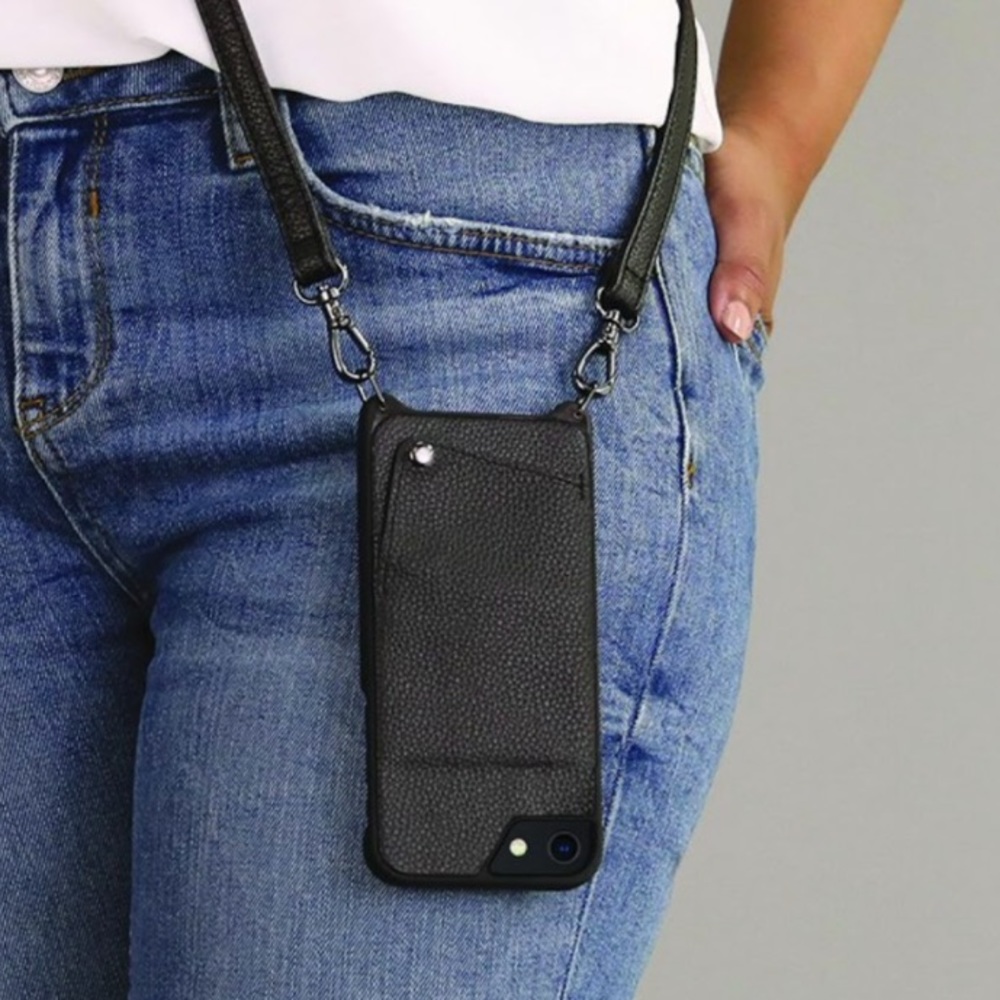 💜IPhone 6/6s/7/8 Crossbody Wallet Phone Case